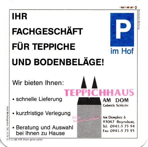 regensburg r-by teppichhaus 1b (quad185-o r ber 40 -schwarzrot)